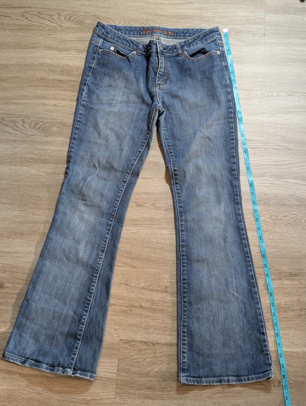 Guess Jeans Venice Womens 29 Blue Stretch Bootcut Flare Denim Jeans Y2K